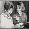 Dorothy Loudon [right] and unidentified in the 1973 stage production The Women