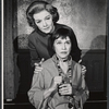 Myrna Loy and Kim Hunter in the 1973 stage production The Women