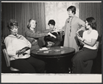 Dorothy Loudon, Alexis Smith, Mary Louise Wilson, Kim Hunter and Marian Hailey in the 1973 stage production The Women