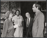 Nancy R. Pollock, Claudia McNeil, Sammy Smith and James Patterson in the stage production The Wrong Way Light Bulb