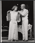 Betty Miller and Donald Moffat in the stage production of You Can't Take It With You