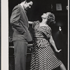 Clayton Corzatte and Kathleen Widdoes in the stage production You Can't Take It With You