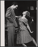 Clayton Corzatte and Kathleen Widdoes in the stage production You Can't Take It With You