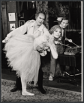 Jennifer Harmon, Gordon Gould and unidentified [left] in the stage production of You Can't Take It With You