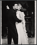 Clayton Corzatte and Rosemary Harris in the stage production You Can't Take It With You