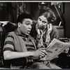 Nat Simmons and Paulette Waters in the stage production of You Can't Take It With You