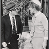 Larry Blyden and Irene Dailey in the stage production You Know I Can't Hear You When the Water's Running
