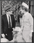 Larry Blyden and Irene Dailey in the stage production You Know I Can't Hear You When the Water's Running