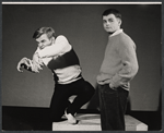 Skip Hinnant and Gary Burghoff in the stage production You're a Good Man Charlie Brown