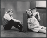 Reva Rose and unidentified [left] in the stage production You're a Good Man Charlie Brown