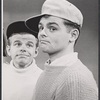Bill Hinnant and Gary Burghoff in the stage production You're a Good Man, Charlie Brown