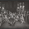 Tallulah Bankhead [center] and unidentified others in the stage production Ziegfeld Follies of 1956