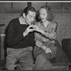 Elliott Reid and Tallulah Bankhead in the stage production Ziegfeld Follies of 1956