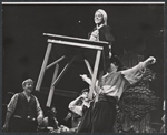 Herschel Bernardi [left] and unidentified others in the stage production Zorba