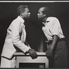 Ossie Davis and Louis Gossett in the stage production The Zulu and the Zayda