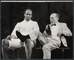 Louis Gossett and Menasha Skulnik in the stage production The Zulu and the Zayda. [1965]