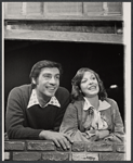 Jerry Orbach and Jane Alexander in the stage production 6 rms riv vu