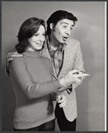 Jane Alexander and Jerry Orbach in the stage production 6 rms riv vu
