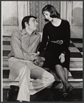 Jerry Orbach and Jane Alexander in the stage production 6 rms riv vu