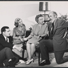 Charles Grodin, Lee Kurty, Ruth McDevitt and Fred Clark in rehearsal for the stage production Absence of a Cello