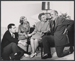 Charles Grodin, Lee Kurty, Ruth McDevitt and Fred Clark in rehearsal for the stage production Absence of a Cello