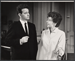 Murray Hamilton and Mala Powers in the stage production Absence of a Cello