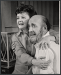 Ruth White and Fred Clark in the stage production Absence of a Cello