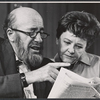 Fred Clark and Ruth White in the stage production Absence of a Cello