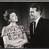 Ruth White and Murray Hamilton in the stage production Absence of a Cello