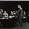 Richard Kiley, Ed Begley, Henry Jones, and cast in the stage production Advise and Consent