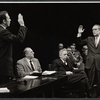 Richard Kiley, Ed Begley, Henry Jones, Chester Morris, and cast in the stage production Advise and Consent