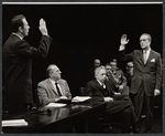 Richard Kiley, Ed Begley, Henry Jones, Chester Morris, and cast in the stage production Advise and Consent