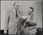 Ed Begley and Richard Kiley in the stage production Advise and Consent