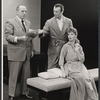 Ed Begley, Richard Kiley, and Sally Kemp in the stage production Advise and Consent