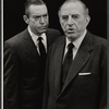Chester Morris and Ed Begley in the stage production Advise and Consent