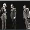 Unidentified actors and Chester Morris (center) in the stage production Advise and Consent