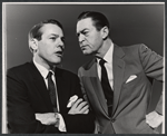 Kevin McCarthy and Chester Morris in the stage production Advise and Consent