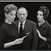 Sally Kemp, Ed Begley, and Joan Wetmore in the stage production Advise and Consent