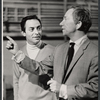 Corbett Monica and Ray Walston in rehearsal for the stage production Agatha Sue, I Love You