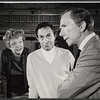 Betty Garde, Corbett Monica, and Ray Walston in rehearsal for the stage production Agatha Sue, I Love You