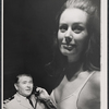 Simon Oakland and Judith Searle in the stage production Angela