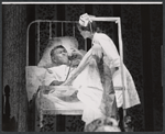 Simon Oakland and Judith Searle in the stage production Angela