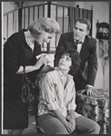 Patricia Cutts, Monica Moran, and Richard Roat in the stage production Any Wednesday