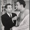 Larry Parks and Richard Roat in the stage production Any Wednesday