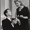 Larry Parks and Patricia Cutts in the stage production Any Wednesday