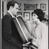 Richard Roat and Monica Moran in the stage production Any Wednesday