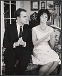 Richard Roat and Monica Moran in the stage production Any Wednesday