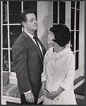 Larry Parks and Monica Moran in the stage production Any Wednesday
