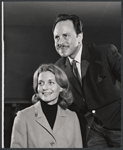 Constance Towers and Fred R. Fehlhaber in rehearsal for the stage production Anya