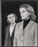 Lillian Gish and Constance Towers in rehearsal for the stage show Anya